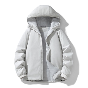 得物潮流高品质冬季连帽加绒加厚棉衣撞色棉服外套MY5568-P95图片