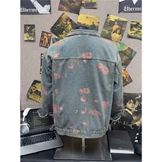 B221美式高街暗黑小众重工艺印花牛仔外套SY2537-特P70控118，男装工装外套，电商B221