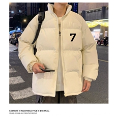 面包服男生秋冬季韩版潮流加厚棉服立领潮牌ins宽松痞帅棉衣外套，男装棉衣，星座1013-1