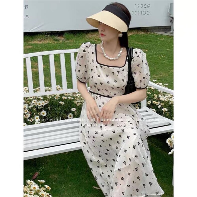 夏装连衣裙，女装连衣裙，春语雨桐