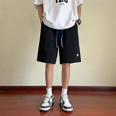 美式高街篮球运动裤男夏季新款宽松直筒裤阔腿休闲短裤K7174-P26，男装休闲裤，星座512-3
