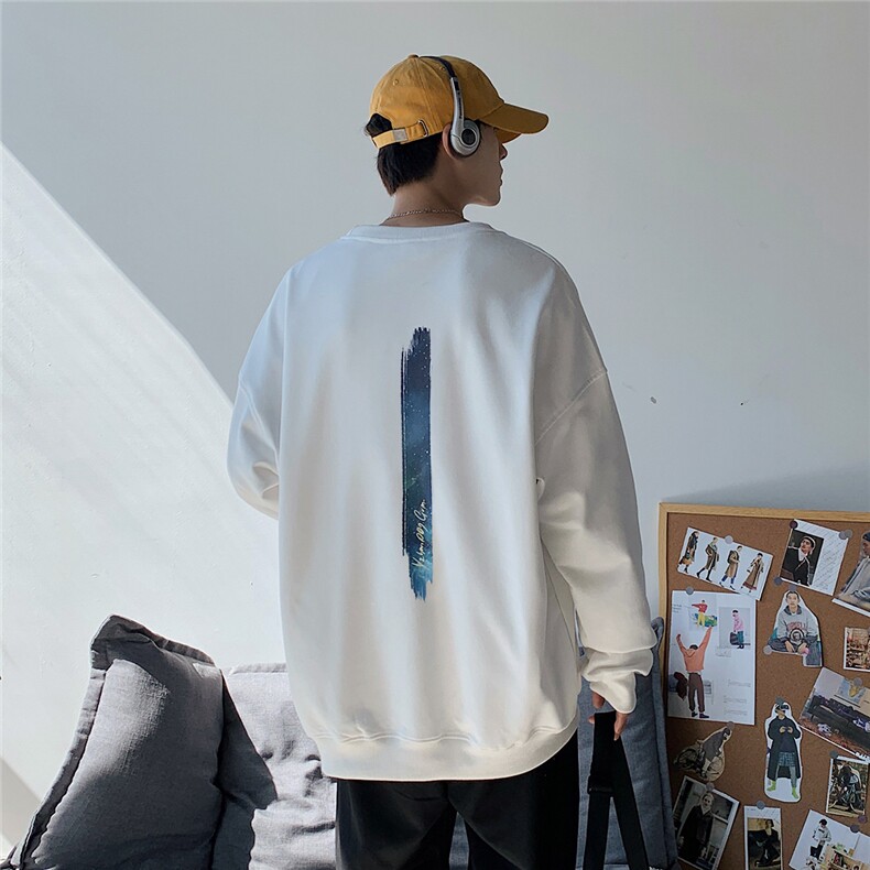 港风中性情侣大码休闲运动套头卫衣男外套7666P25，男装卫衣，星座227-7