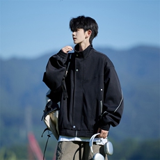 JK8871-P75L-9XL2025秋冬新款翻领夹克外套控128，男装夹克，星座109