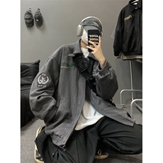 麂皮绒刺绣夹克WT2338-特P75-138加棉特P85-控148，男装夹克，星座609