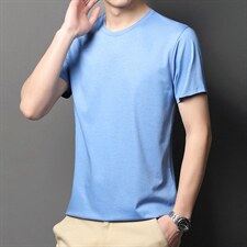 短袖T恤男士22夏季新款潮流翻领印花夏装中青年男士宽松打底上衣，男装T恤，电商B212（原钱塘6029）