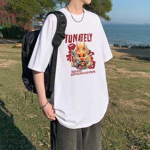 直播供货 2025夏装新款纯棉印花短袖T恤A158-T2425-P16特价控28图片
