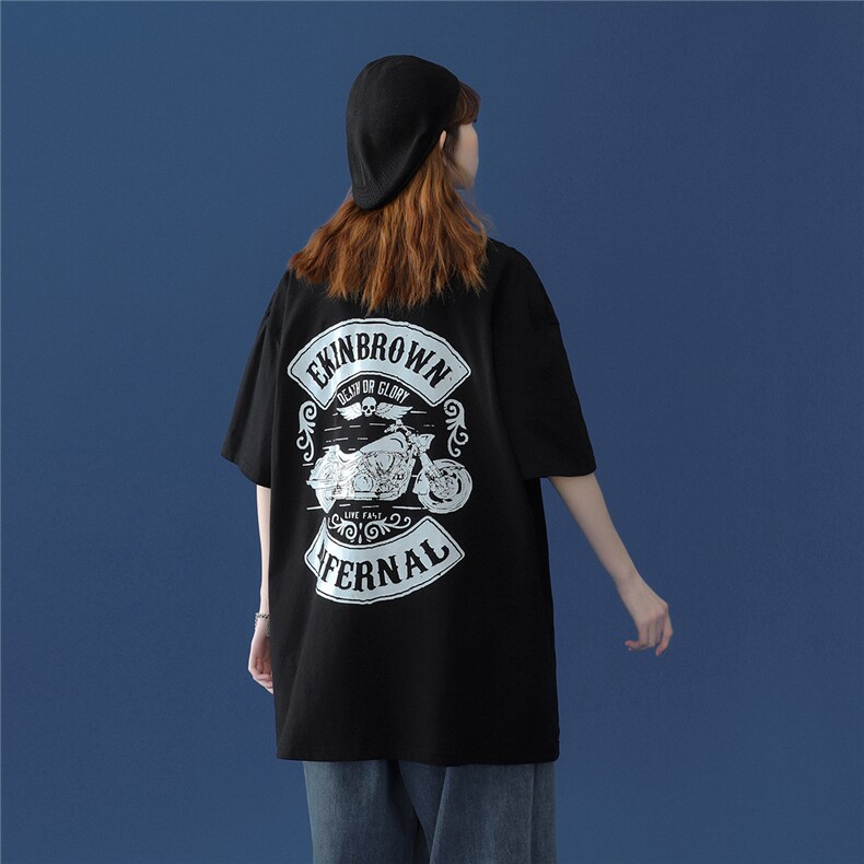 1中性风大码M-5XL图案已注册休闲情侣潮短袖T恤男7803F35控49，男装T恤，星座226-2