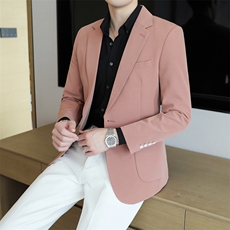 2025春季大货S-5XL男士休闲西装单西外套上衣DX6811P165，男装西服套装，电商D216