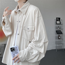 新款CS7183-P42特控78M-5XL高品质欧棉绒工装衬衫外套，男装衬衫，电商D232