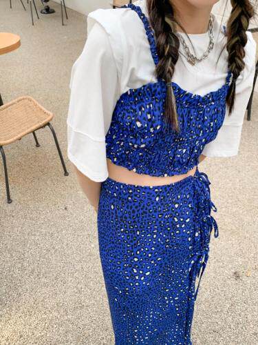 豹纹半身裙洋气百搭，女装半身裙，Queena PHoebe