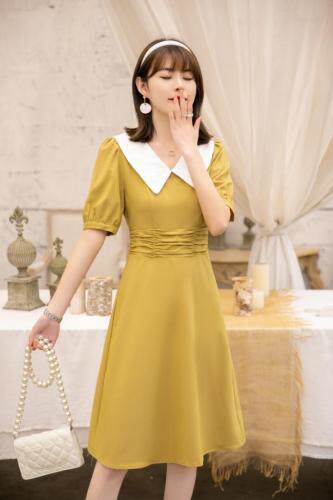 气质修身连衣裙，女装连衣裙，楚楚媚衣