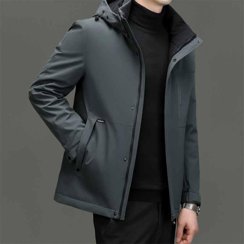 DF23851钱塘2020-2冬季新款百搭厚款中年男士羽绒服P205,男装羽绒服,钱塘207-2