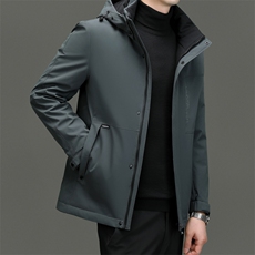 DF23851钱塘2020-2冬季新款百搭厚款中年男士羽绒服P205，男装羽绒服，钱塘207-2