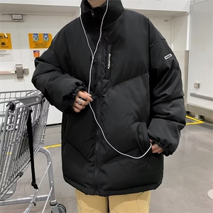 美式复古棉服外套男冬季新款宽松立领面包服潮牌羽绒棉衣M8023图片