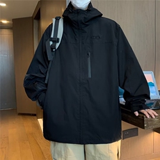 日系冲锋衣男春秋外套新款美式复古潮牌机能风工装夹克，男装夹克，星座716-2