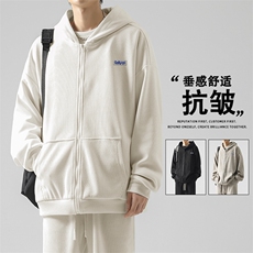 连帽开衫卫衣外套重磅运动时尚潮流美式拉链帽衫上衣KW905特批131，男装卫衣，星座718