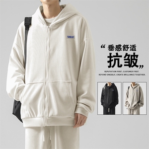连帽开衫卫衣外套重磅运动时尚潮流美式拉链帽衫上衣KW905特批131图片