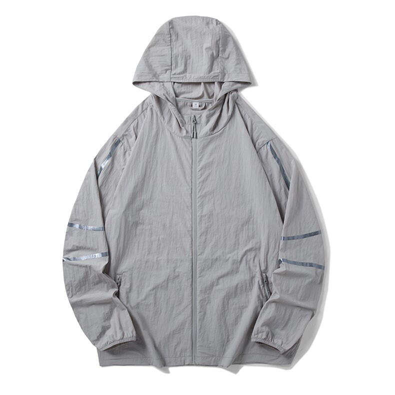 轻薄连帽防晒衣男夏季户外运动服防紫外线透气速干外套，男装防晒衣，电商B212（原钱塘6029）