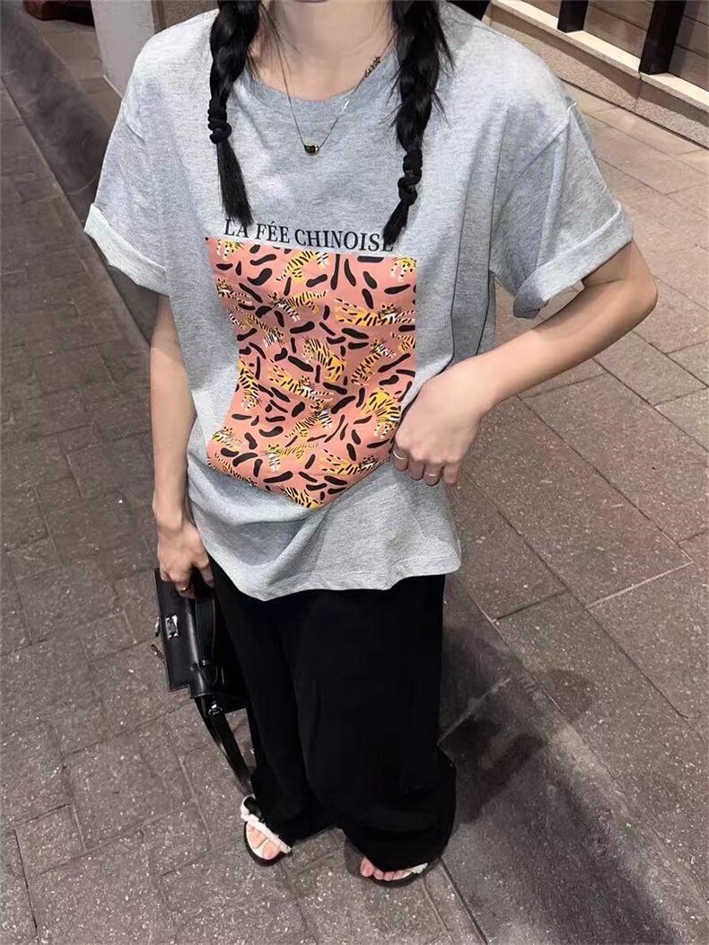 现货，三色老虎图案T，其它，12PJL