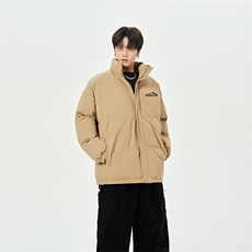 日系白底直播抖音高品质宽松男羽绒棉面包服棉衣外套M1049P85，男装棉衣，电商C408(原B339-1)