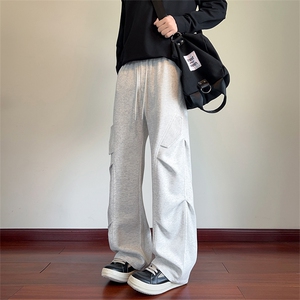 高品质65%棉 美式斜切伞兵裤cleanfit褶皱设计 5Q3073-TP2858图片