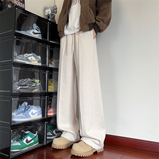 秋季420g高克重人字纹毛呢休闲窄版大码休闲裤男K5932-特P40控78，男装休闲裤，电商A001