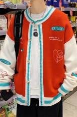 ！2023秋冬新款男士针织开衫潮流棒球服毛衣外套M323P78，男装针织衫/毛衣，电商B220