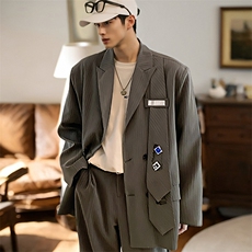 西装M-XL货号4444Y-P110控138；西裤M-2XL货号5555K-P65控85，男装西服套装，星座112A