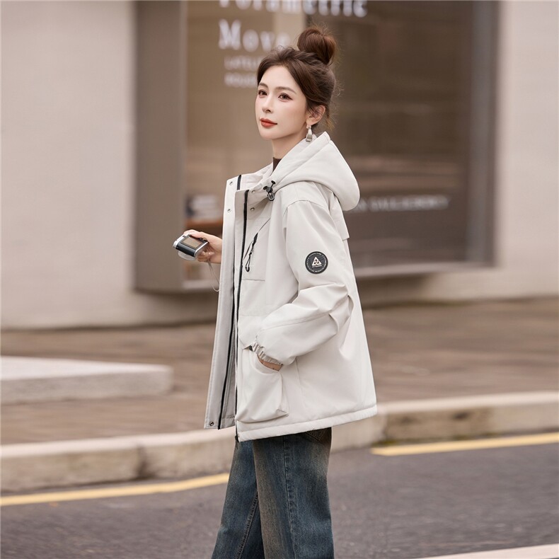 2025年流行时尚简约派克服冬季,女装棉衣/棉服,涵亦佰惠
