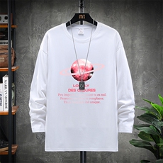 TX3184-P25纯长袖t恤男大码圆领打底衫体恤展架，男装T恤，电商A040A