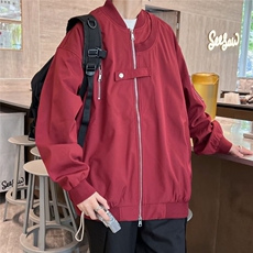 2023秋季新款宽松百搭设计感棒球服男女同款飞行夹克外套JKH02，男装夹克，星座1116A-1（原606A）