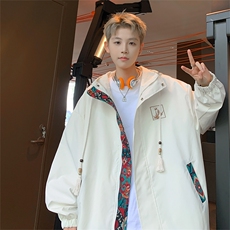 2025潮风外套男女同款新款美式夹克XZ102B-1-JK2612P85，男装夹克，星座102B-1