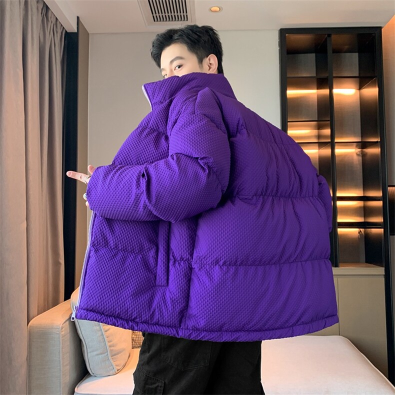 情侣面包服潮牌棉服男女加厚冬季外套轻薄防寒服棉袄M0812-P75,男装棉衣,星座308B-2
