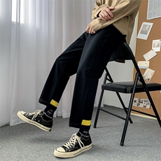 主推2021秋季新款百搭牛仔裤男宽松直筒中性休闲九分裤NK302-p30，男装牛仔裤，星座410-6（原星座1304-1）