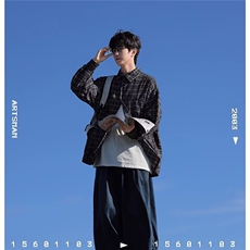 CS151-P31秋季小香风格子外套士韩版潮流休闲2025新款潮牌夹克，男装夹克，电商B323A