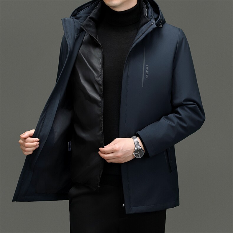 BZ2389钱塘2020-2商务休闲简约冬季厚款中年男士羽绒服P290,男装羽绒服,钱塘207-2