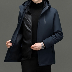 BZ2389钱塘2020-2商务休闲简约冬季厚款中年男士羽绒服P290图片
