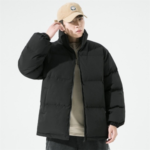 光版二开立领棉衣男加厚棉袄纯色潮棉服A266-P03-P30特批黑色P35图片