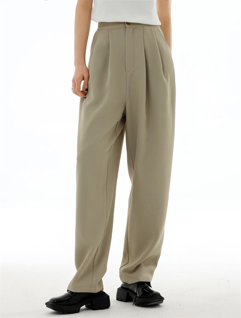 现货设计感百搭西装裤，女装休闲裤，尤鱼 YOOYUU