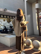 时尚宽松纯毛套装女装羊毛衫舒适百搭显瘦秋冬必备，女装羊毛衫，梵泰羊绒