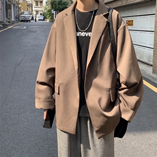 XZ213-19XZ08-P88控108港风大码oversize痞帅休闲西装痞帅外套，男装西服套装，星座213