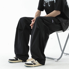 高街ins美式潮牌休闲长裤新款潮宽松直筒裤工装裤男K7259-P35，男装休闲裤，星座512-4