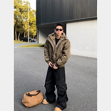 现货冬季座山雕加厚立领棉服M6026/P95，男装棉衣，星座205-3