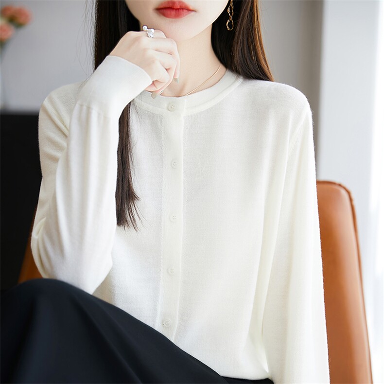 精纺细纱针织防晒开衫女披肩外搭配吊带裙子2025新款高级感上衣薄,针织衫/毛衣,尚雪电商供货