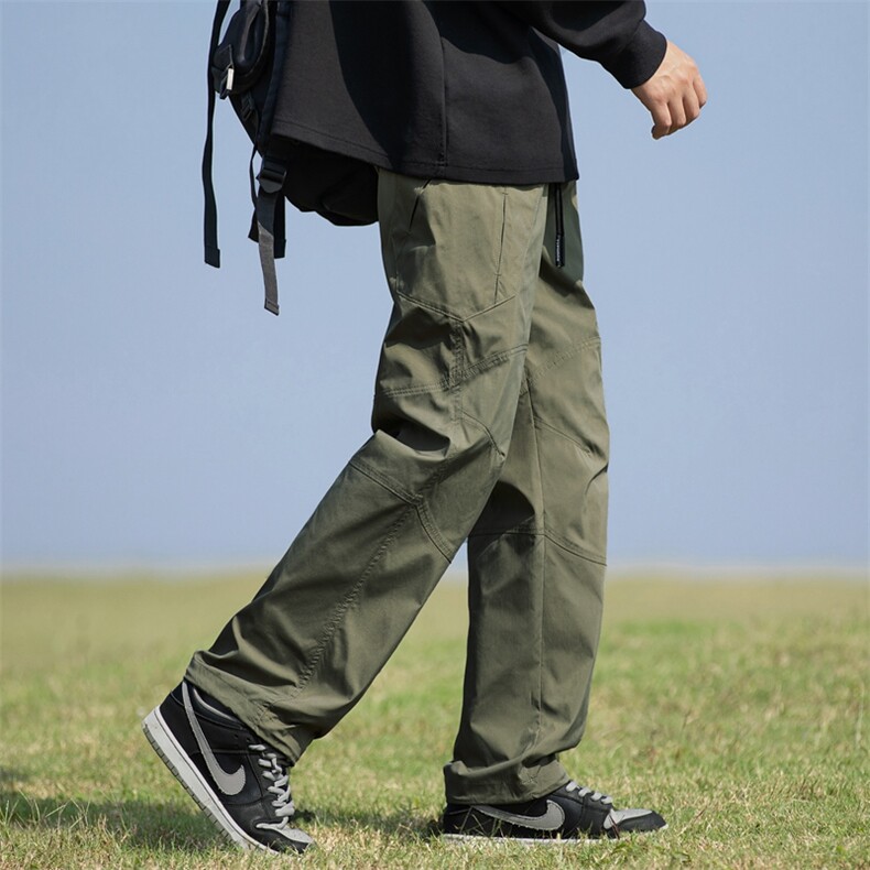 户外机能工装裤男潮牌直筒休闲裤子登山运动宽松长裤K3503特P50,男装休闲裤,星座309（原A406）