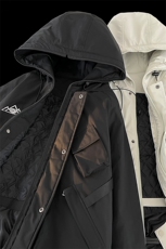 24冬户外防风防水多口袋单板滑雪服男加棉加厚保暖外套M78-P155，男装棉衣，电商A001-1