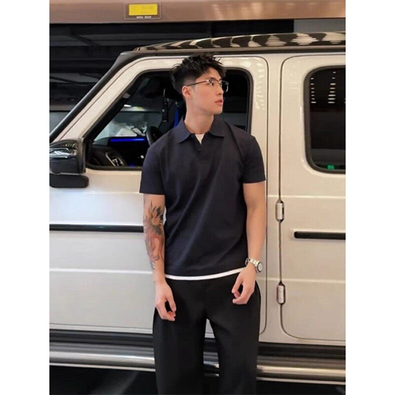 网图网图夏季假两件POLO衫PL80-P45,男装Polo衫,星座703-1