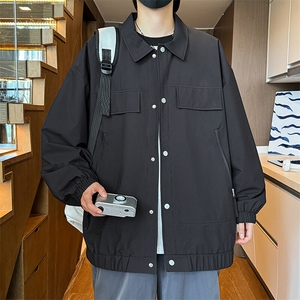 217-2-JK01-P65 防水冲锋衣男拼接撞色夹克工装外套图片