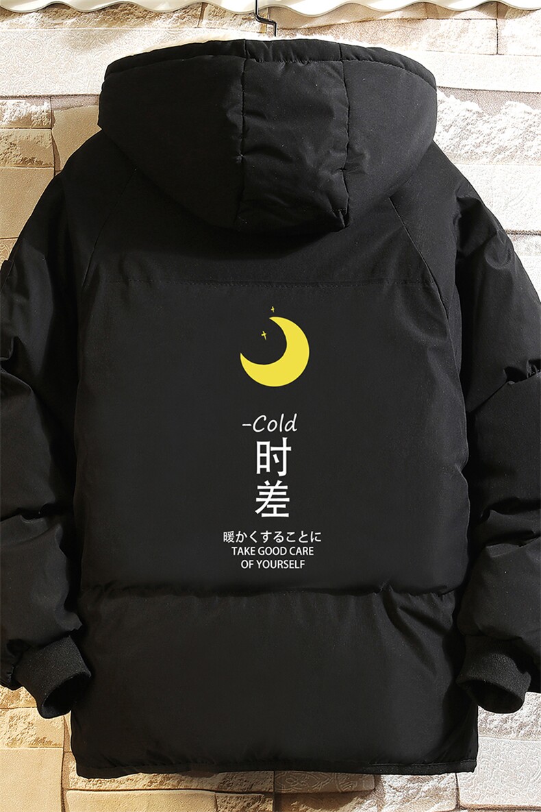 MY16047-P100加厚加绒连帽衣男大码服男面包服男砖墙挂拍,男装棉衣,电商A040A