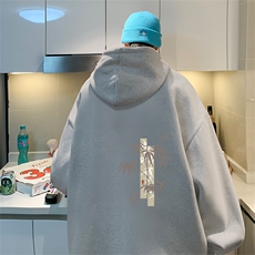 抖音供货、重磅360克现货字母印花连帽卫衣HD019-1-LMWY4480-P35，男装卫衣，电商019-1